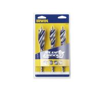 IRWIN® Blue Groove 6X Bleu Jeu de Forets pour Bois, 3 Pièces 20-25mm