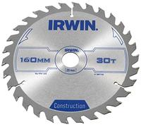 Irwin Construction Lames de scie circulaire 160 x 20 x 2,4 mm 48 dents