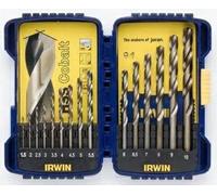 Irwin Drill Bits Set 15pcs Cobalt 1.5-10Mm