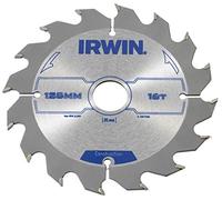 IRWIN Irw1897086 125 x 20 mm 16-teeth Lame de scie circulaire avec dents