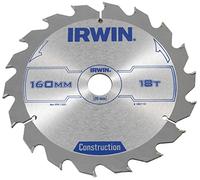 IRWIN Irw1897191 160 x 20 mm 18-teeth Lame de scie circulaire avec dents