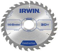Irwin IRW1897194 Lame de scie circulaire 30 dents 165 x 30 mm