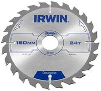 IRWIN Irw1897195 180 x 30 mm 24 dents Lame de scie circulaire avec dents