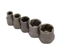 Irwin Jeu de 5 douilles bolt grip, Gris, 5/16 (8 mm), 10 mm, 13 mm, 11/16, 3/4 (19 mm)