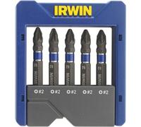 IRWIN Jeu de pochettes d'embouts 5 pcs. à choc PZ