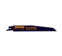 Irwin lame de scie sabre 300mm 6 w/inch / bois avec clous (25pcs)