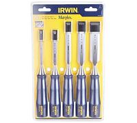 Irwin Jeu de 5 ciseaux à bois M444 – 6/10/13/19/25 mm