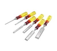 Irwin Marples M373 Bord Biseauté Burin Ciseaux Poignée Set, 6 Pièce MAR373S6