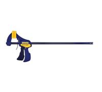 IRWIN Serre-joint à poignée rapide, à une main, mini, 30,5 cm (1964744), bleu