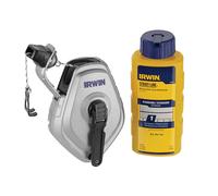Irwin Strait-Line Hpp Craie Bobine Set 30m & Bleu Craie 113g STL10507684