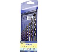 Irwin Tools 10501940 carbure de tungstène Foret polyvalent 4 mm, 5 mm, 6 mm, 7 mm, 8 mm, 10 mm, 12 mm tige cylindrique 7 pc(s)