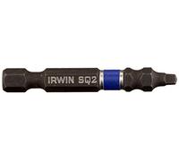 IRWIN Tools 1837476 Impact Série Performance carré Empreinte Puissance Bit # 30,5 cm, Lot de 2