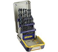 IRWIN Tools 3018004 Lot de 29 forets à index en métal oxyde noir avec étui