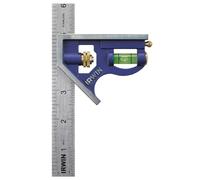 Irwin Tools Équerre combinée, corps en métal, 15,2 cm (1794468), 1794468