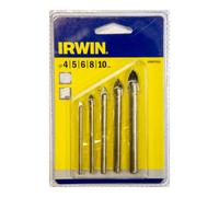 Irwin Tools Irwin Set de 5 forets pour verre et carrelage Quantité:1