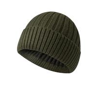 Irzaki Beanie Hat for Men Women Knit Cuff Winter Hat Double-Layered Men's Beanie Toque for Daily Outdoor Sports