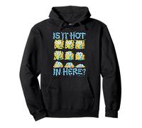 is It Hot in Here? Melting Spongebob Grid Funny Cartoon Sweat à Capuche