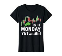 is It Monday Yet T-Shirt Graphique avec Valeur, Femme, Noir, XL