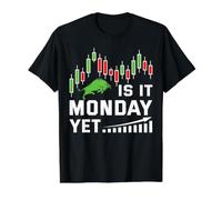 is It Monday Yet T-Shirt Graphique avec Valeur, Homme, Noir, S