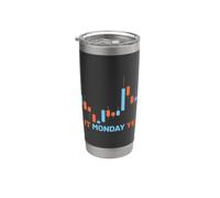 Is It Monday Yet Trade Daytrader Bourse Trading Actions Gobelet isotherme en acier inoxydable double paroi