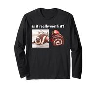 is It Really Worth It Silly Seal Meme Rouleau de Chocolat Manche Longue