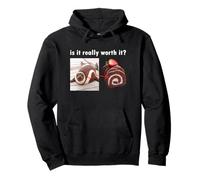 is It Really Worth It Silly Seal Meme Rouleau de Chocolat Sweat à Capuche