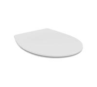 Porcher - Multi Suites Abattant WC, Design épuré, Forme universelle, Résistant aux UV, durable, avec un ensemble de charnières, montage facile, en Duroplast, Blanc Brillant