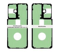 IS-TECK Coque de protection adhésive compatible avec Samsung Galaxy S21 Ultra 5G G998