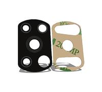 IS-TECK Lentille de rechange compatible avec Xiaomi Poco X3/Pro/NFC pour appareil photo avec kit de colle