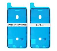 IS-TECK Lot de 2 autocollants de rechange pour iPhone 11 Pro Max - Pour écran et boîtier - Film d'étanchéité LCD