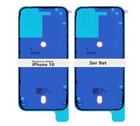 IS-TECK Lot de 2 autocollants de rechange pour iPhone 14 15 16 Plus Pro Max pour coque arrière et boîtier de cadre, joint d'étanchéité, film d'étanchéité (iPhone 16)