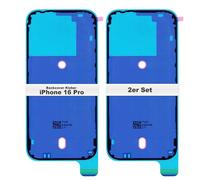 IS-TECK Lot de 2 autocollants de rechange pour iPhone 14 15 16 Plus Pro Max pour coque arrière et boîtier de cadre, film d'étanchéité (iPhone 16 Pro)