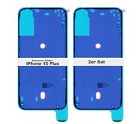 IS-TECK Lot de 2 autocollants de rechange pour iPhone 14 15 16 Plus Pro Max pour coque arrière et boîtier de cadre, film d'étanchéité (iPhone 16 Plus)
