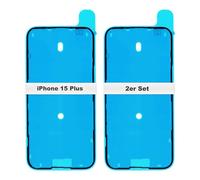 IS-TECK Lot de 2 autocollants de rechange pour iPhone 15 Plus - Pour écran et boîtier - Film d'étanchéité LCD