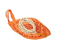 IS4A Basilic sacré Tulsi de 8 mm | lièvre Rama Hare Krishna | Mala Japa | Mala Japa Hindou | Bouddhiste tibétain | Tulasi 108 + 1 collier de perles, Bois