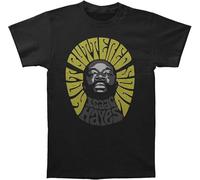 Isaac Hayes Hot Buttered Soul Fitted Jersey Tee Black Manches Courtes(X-Large)