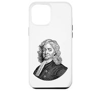 Isaac Newton Portrait de Visage Professeur de Sciences Coque pour iPhone 12 Pro Max