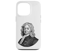 Isaac Newton Portrait de Visage Professeur de Sciences Coque pour iPhone 13 Pro