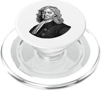 Isaac Newton Portrait de Visage Professeur de Sciences PopSockets PopGrip pour MagSafe