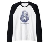Isaac Newton T-Shirt Astronomie Science Manche Raglan