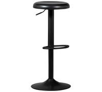 ISAAC - Tabouret de bar réglable noir Noir