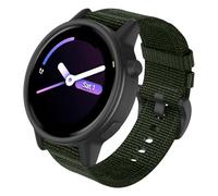 ISABAKE 20MM Nylon Bracelets pour Garmin Forerunner 245/Forerunner 645/Vivoactive 3/Active 5/Active 6,Nylon Bracelets de remplacement pour Garmin Venu 2 Plus/Forerunner 165/Approach S40/Vivomove Sport