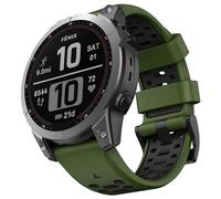 ISABAKE 22MM Bracelet pour Garmin Fenix 7/Fenix 6/Fenix 6 Pro/Fenix 5/Fenix 5 Plus, Sport Quick Fit Silicone Bracelet pour Forerunner 935/Forerunner 945/965/955/Epix 47mm/Approach S60/ApproachS62