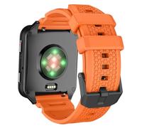 ISABAKE 24MM Bracelet Silicone pour Garmin Venu X1, 24MM Bracelets de Remplacement pour Ticwatch Atlas/Pro5 Enduro/Pro5 /iTOUCH AIR3/Men's Nate Stainless Steel Hybrid/Q Men's Q Machine Hybrid Watch.