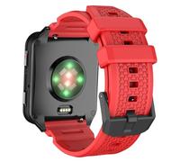 ISABAKE 24MM Bracelet Silicone pour Garmin Venu X1, 24MM Bracelets de Remplacement pour Ticwatch Atlas/Pro5 Enduro/Pro5 /iTOUCH AIR3/Men's Nate Stainless Steel Hybrid/Q Men's Q Machine Hybrid Watch.