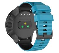 ISABAKE 24MM Bracelet Silicone pour Suunto 9/9 Baro /9 Titanium/7/D5, 24MM Bracelets de Remplacement pour Suunto Spartan Sport/Sport Wrist HR/Traverse 24mm/Smartwatch 2 SW2