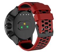 ISABAKE 24MM Bracelet Silicone pour Suunto 9/9 Baro /9 Titanium/D5 /7, 24MM Bracelets de Remplacement pour Suunto Spartan Sport/Sport Wrist HR/Traverse 24mm/Smartwatch 2 SW2