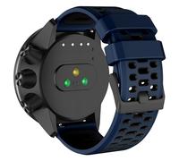 ISABAKE 24MM Bracelet Silicone pour Suunto 9/9 Baro /9 Titanium/D5 /7, 24MM Bracelets de Remplacement pour Suunto Spartan Sport/Sport Wrist HR/Traverse 24mm/Smartwatch 2 SW2