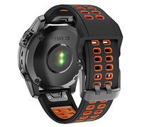 ISABAKE 26 mm Bracelets de Remplacement pour Fenix 7X/Fenix 5X/Fenix 5X Plus/Fenix 3/Fenix 3 HR/Fenix 6X/Fenix 6X Pro, Bracelet Sport en Silicone Bicolore de 26 mm,Hommes/Femmes Sport Bracelet.