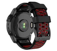 ISABAKE 26mm Quick Fit Bracelet pour Garmin Fenix 6X Pro/Fenix 6X /Fenix 7X/Fenix 5X,Sport Silicone Bracelets pour Fenix 5X Plus/Fenix 3/Fenix 3 HR/Garmin Epix Pro 51mm/Descent MK1/Enduro/Enduro 2